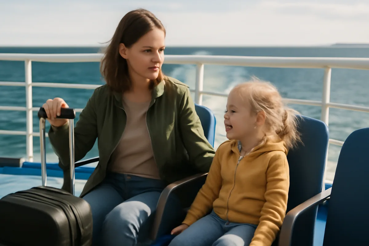Viaggiare con bambini sui traghetti: le soluzioni che rendono il viaggio più semplice