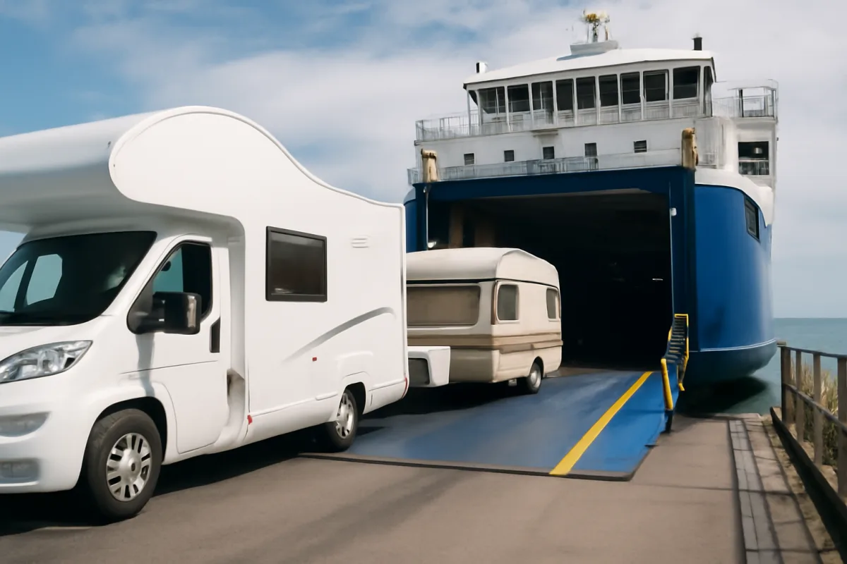 Viaggio in traghetto con mezzi ingombranti: raccomandazioni per camper e caravan