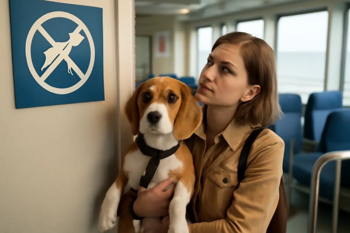 Posso portare animali in cabina sul traghetto? Le risposte che nessuno ti dà