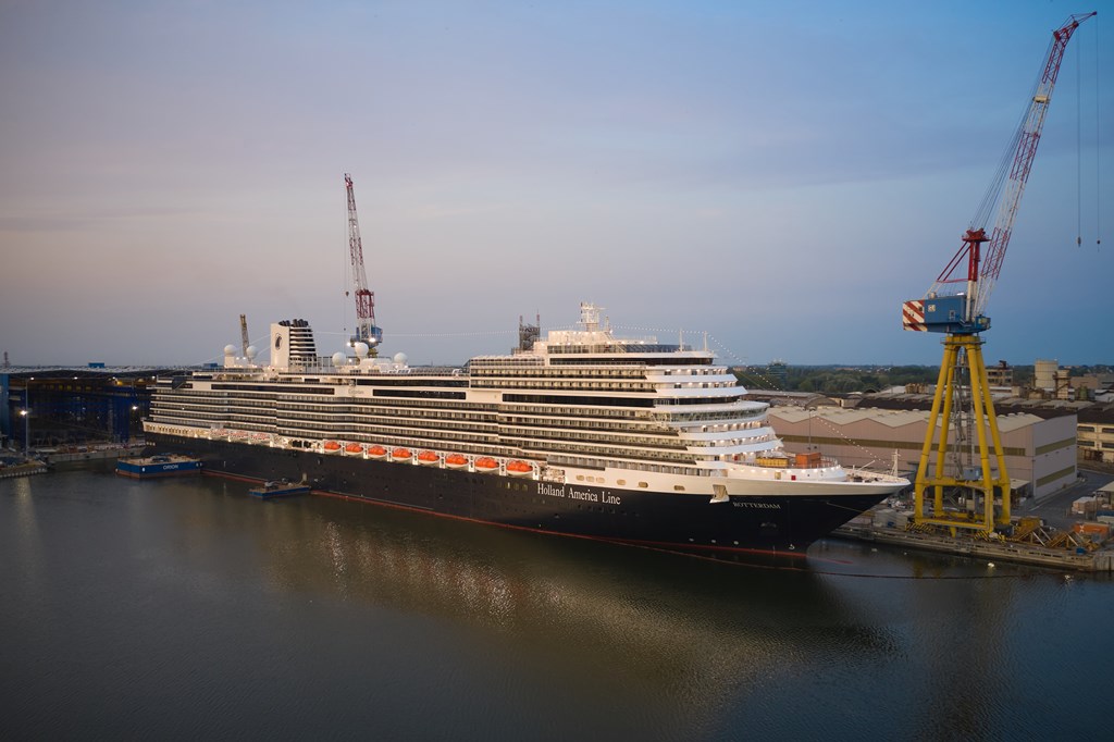 Fincantieri consegna ad HAL Cruises la nuova nave da crociera Rotterdam