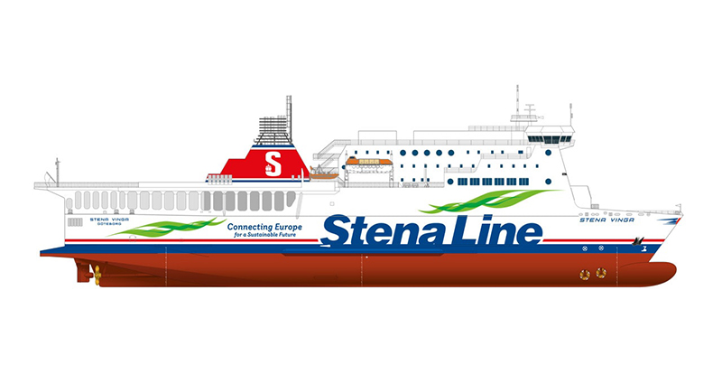 Movimenti di tonnellaggio in flotta Stena Line