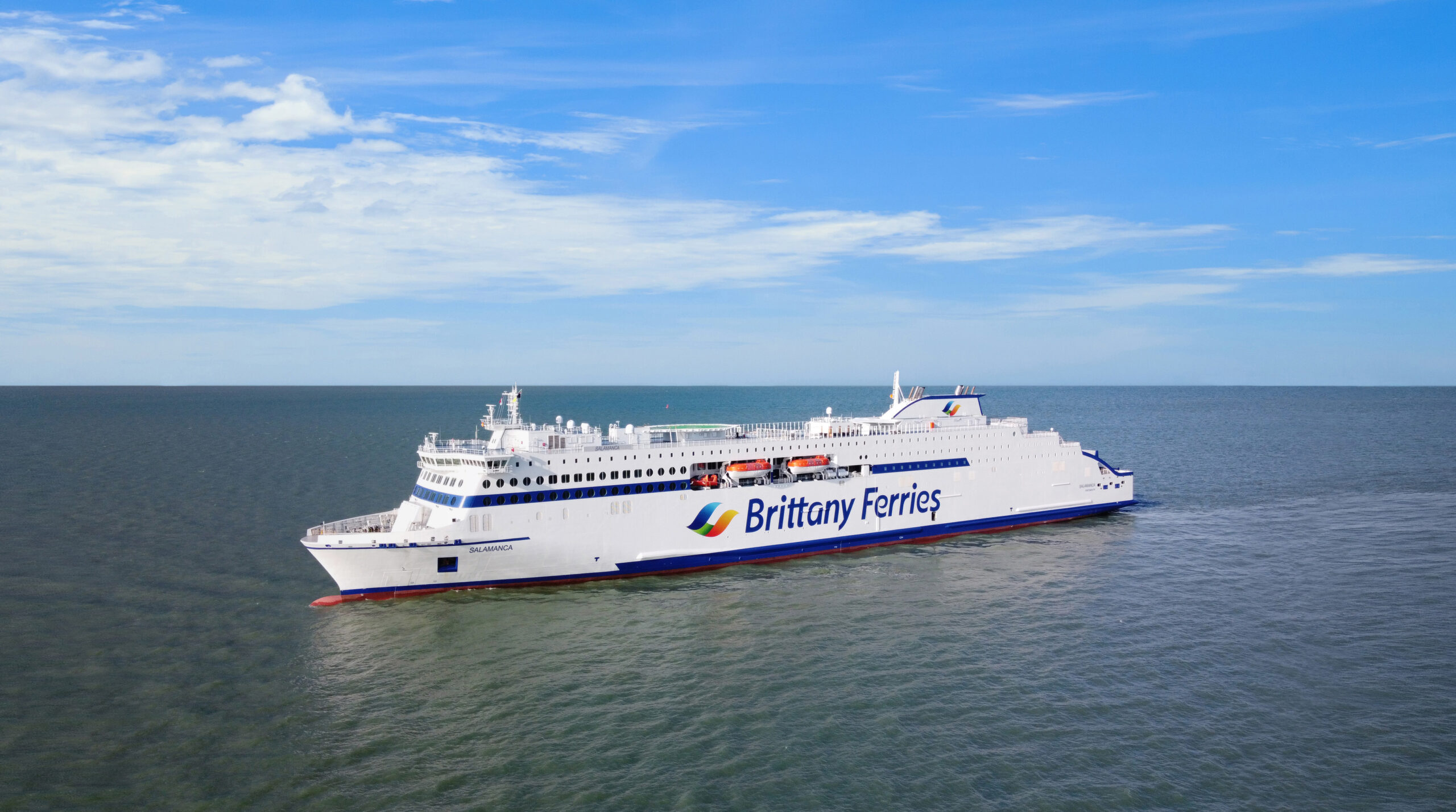 Brittany Ferries prende in consegna Salamanca,la prima E-Flexer a GNL