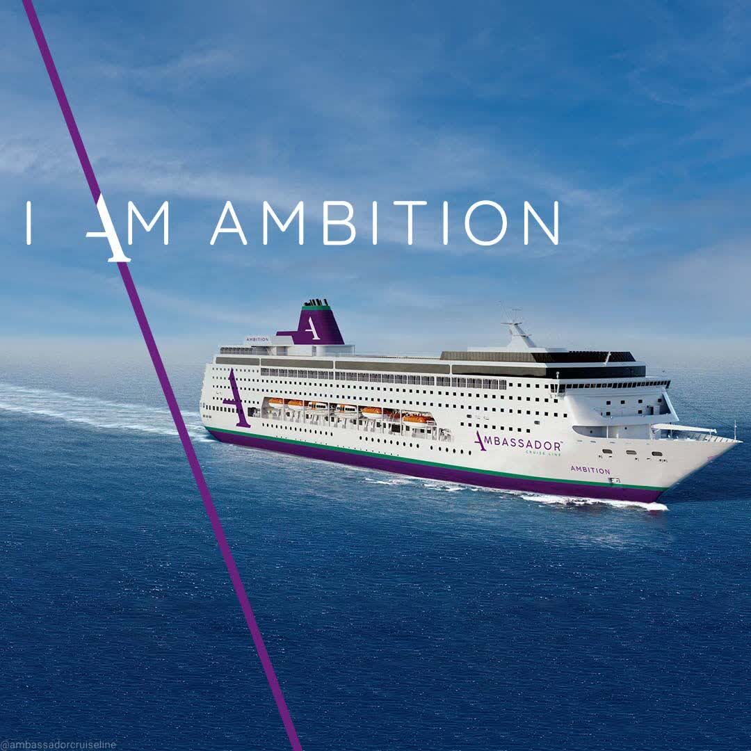 L’ex AidaMira passa ad Ambassador Cruise Line con il nuovo nome di Ambition