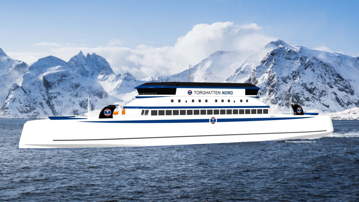 Torghatten Nord vince l’appalto del Vestfjorden e svela un nuovo prototipo di traghetti ad Idrogeno