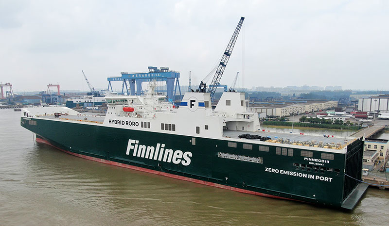 Finnlines prende in consegna la nuova e ultima Finneco III