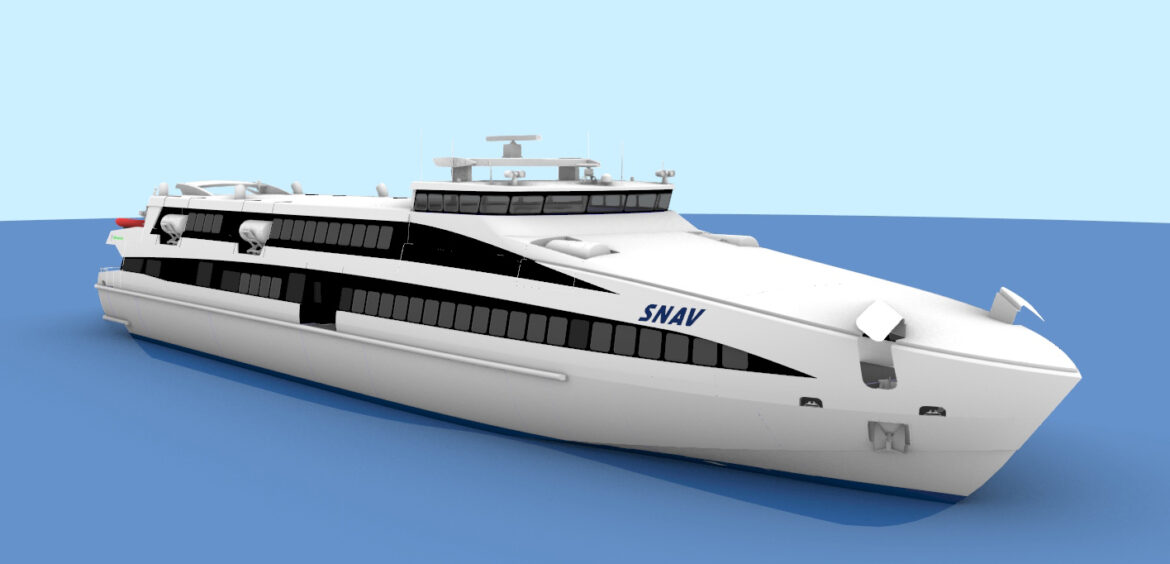 SNAV ordina la costruzione di un nuovo monocarena ai cantieri navali Intermarine