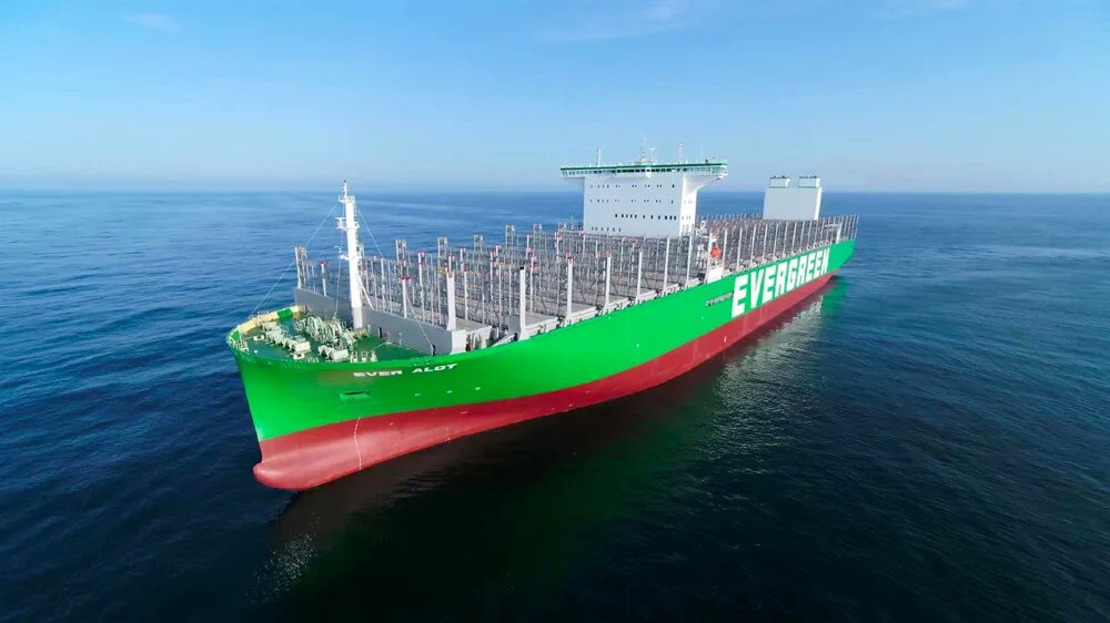 Evergreen prende in consegna Ever Alot,la portacontainer più grande del mondo