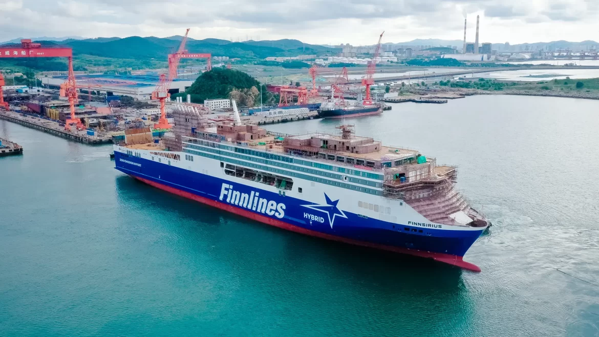 Varata in Cina Finnsirius,il primo traghetto della classe Superstar di Finnlines
