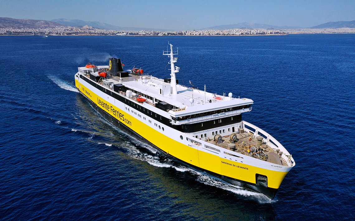 La rinnovata ed elegante Smyrna Di Levante entra in servizio tra Salonicco e Izmir