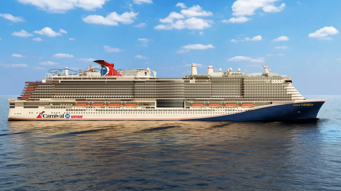 Carnival Cruise Line prende in consegna la nuova nave da crociera Carnival Celebration