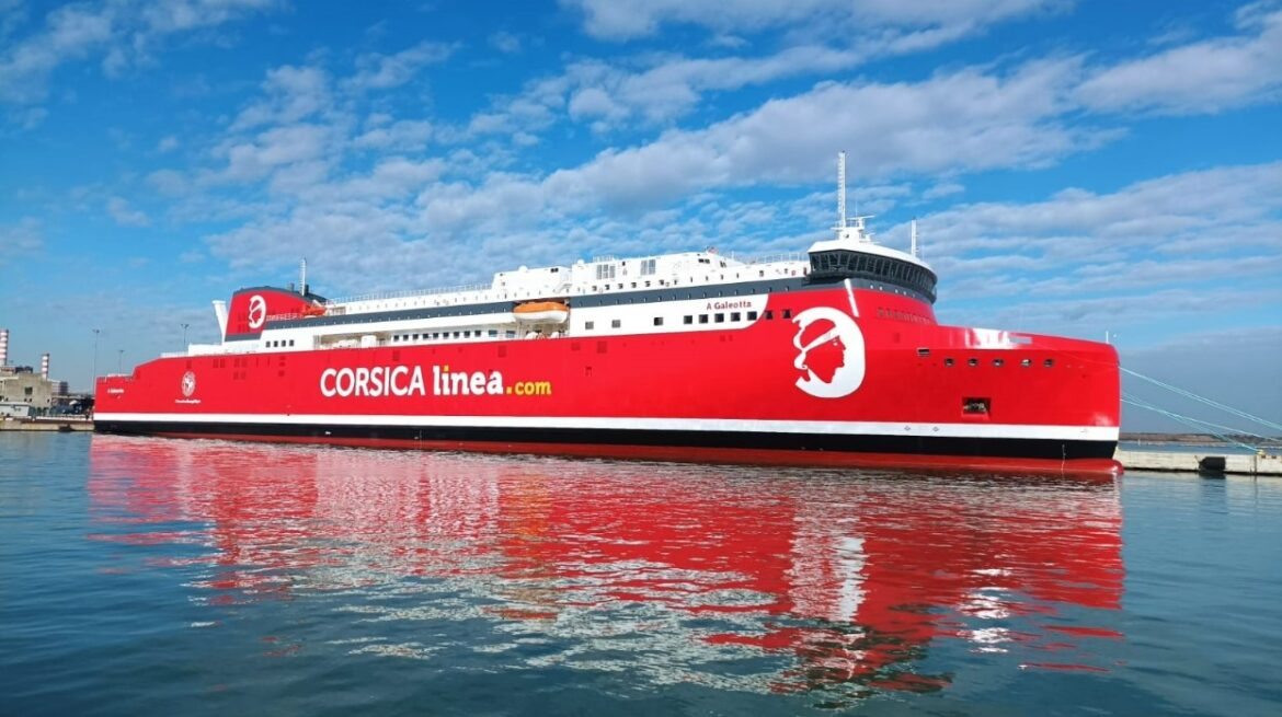 Corsica Linea prende in consegna la nuova ropax A Galeotta