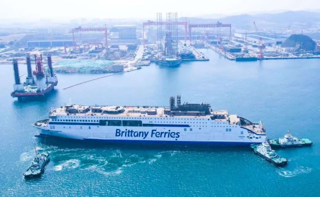 Stena RoRo prende in consegna il traghetto Santoña destinato a Brittany Ferries