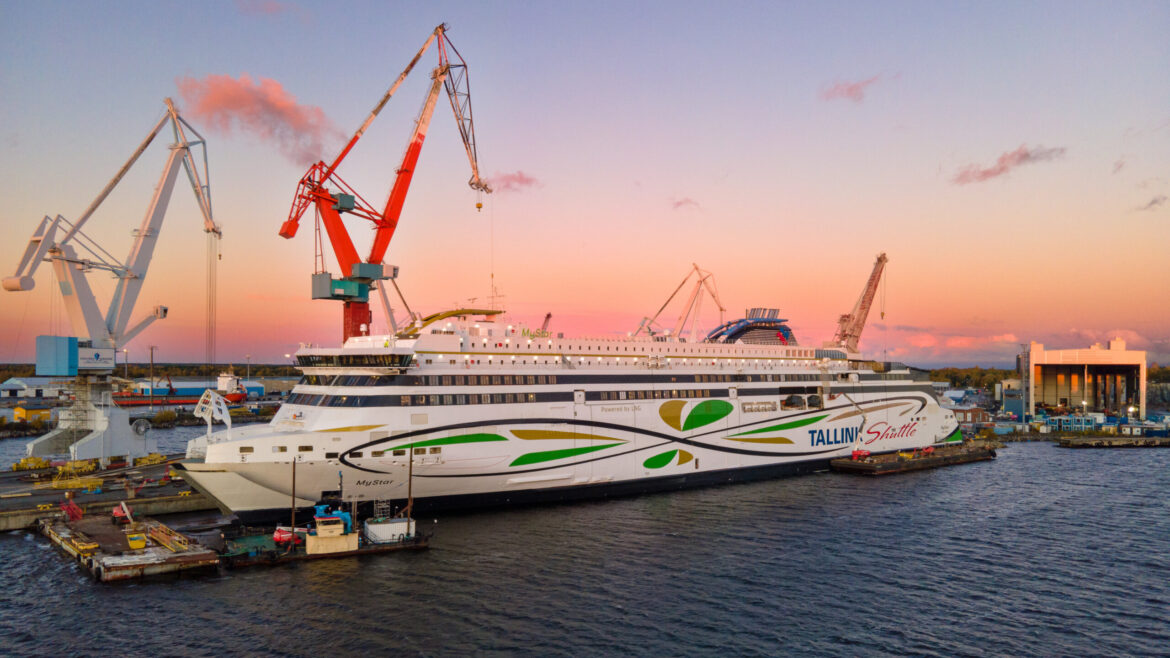 Tallink prende in consegna il nuovo super traghetto MyStar