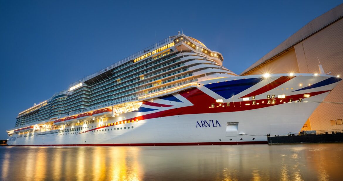 P&O Cruises prende in consegna la nuova nave da crociera Arvia