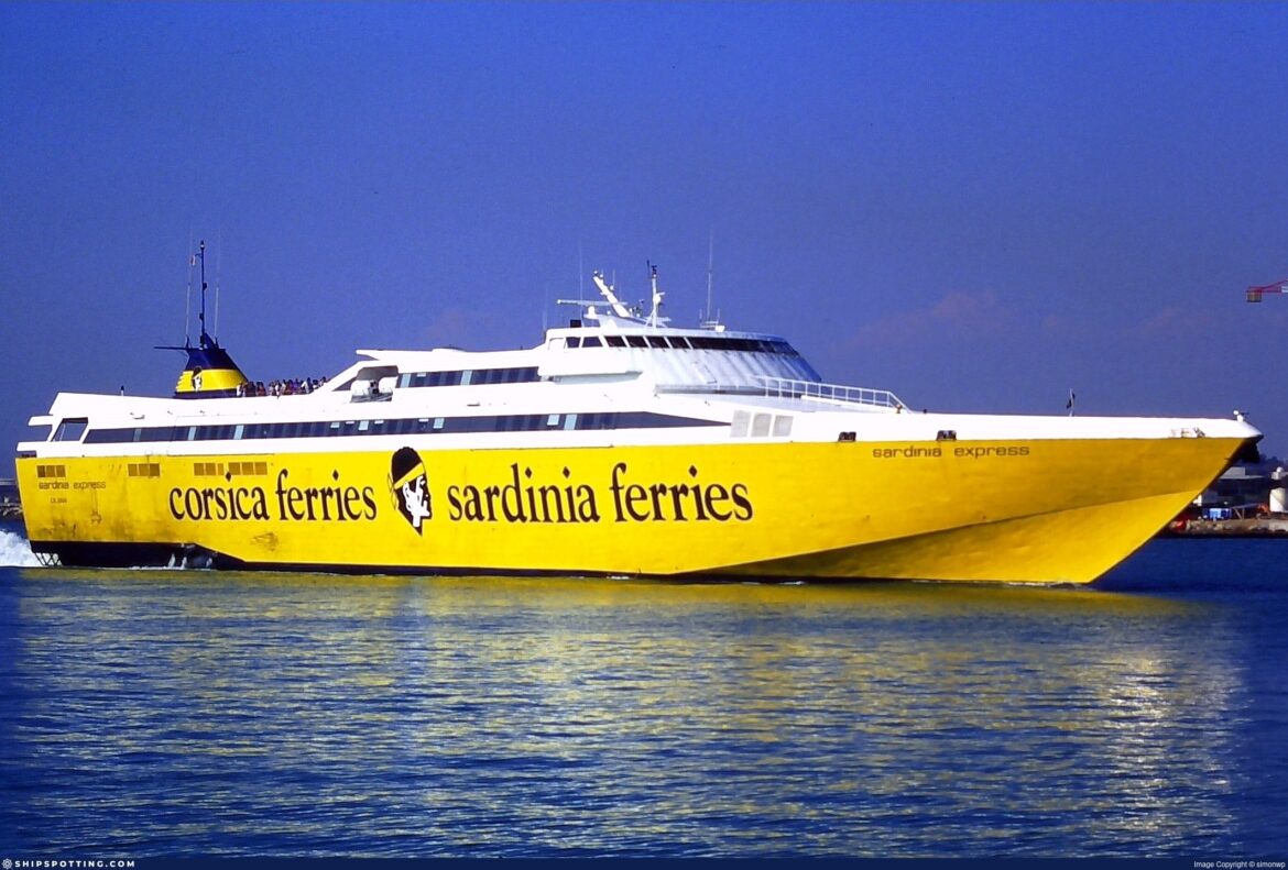 Che fine ha fatto il traghetto ad alta velocità Sardinia Express?