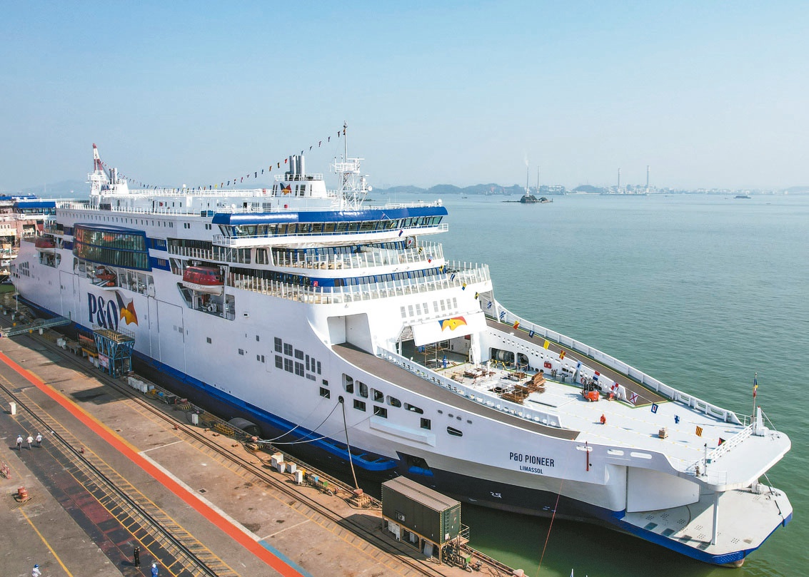 P&O Ferries prende in consegna il nuovo traghetto da record P&O Pioneer