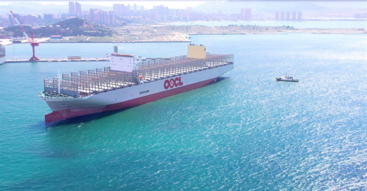 OOCL prende in consegna la nuova portacontainer OOCL Felixstowe da 24.188 TEU