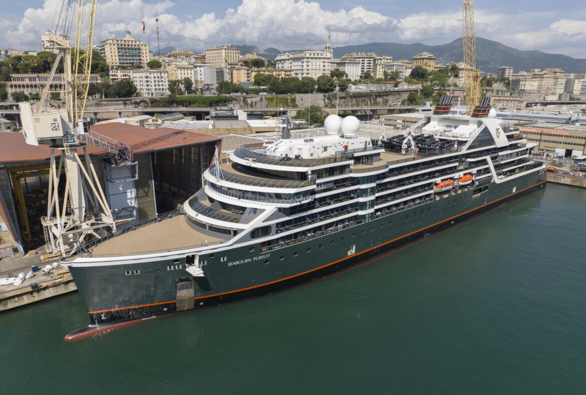 Seabourn Cruises prende in consegna la nuova nave da crociera Seabourn Pursuit