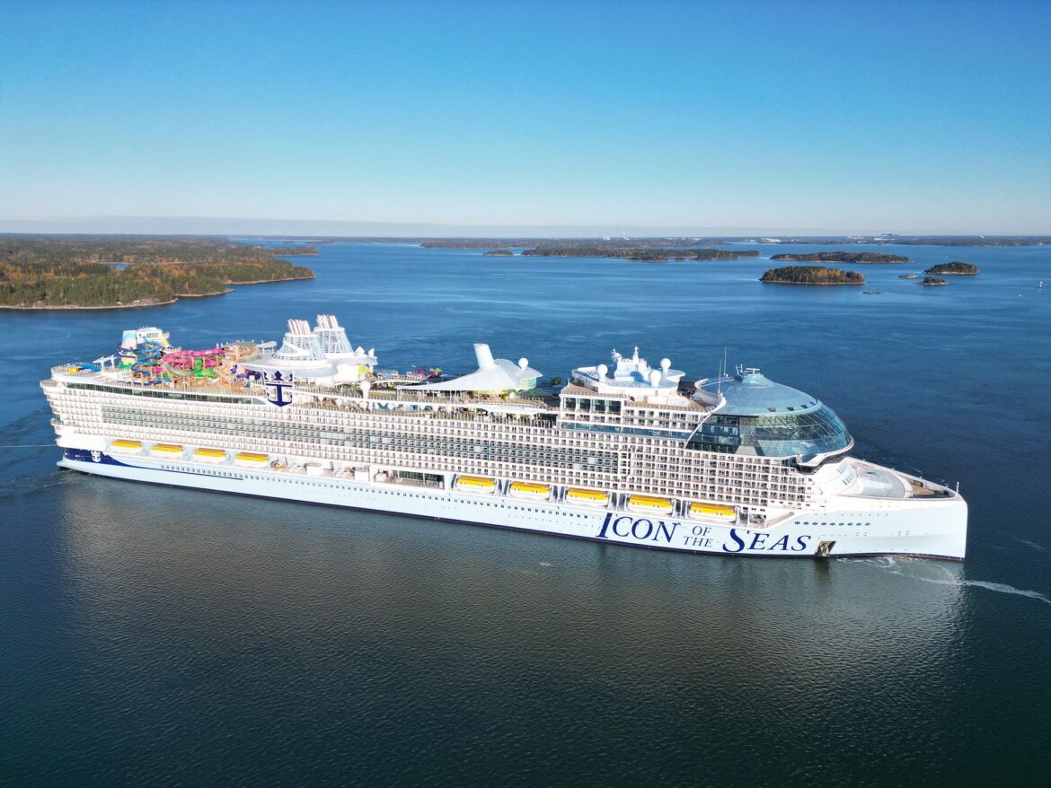 Royal Caribbean prende in consegna la nuova nave da crociera da record Icon Of The Seas
