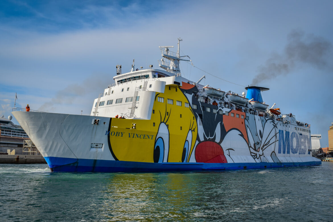 Il traghetto Moby Vincent verrà sostituito dal traghetto Moby Zaza’ sulla linea tra Livorno e Bastia