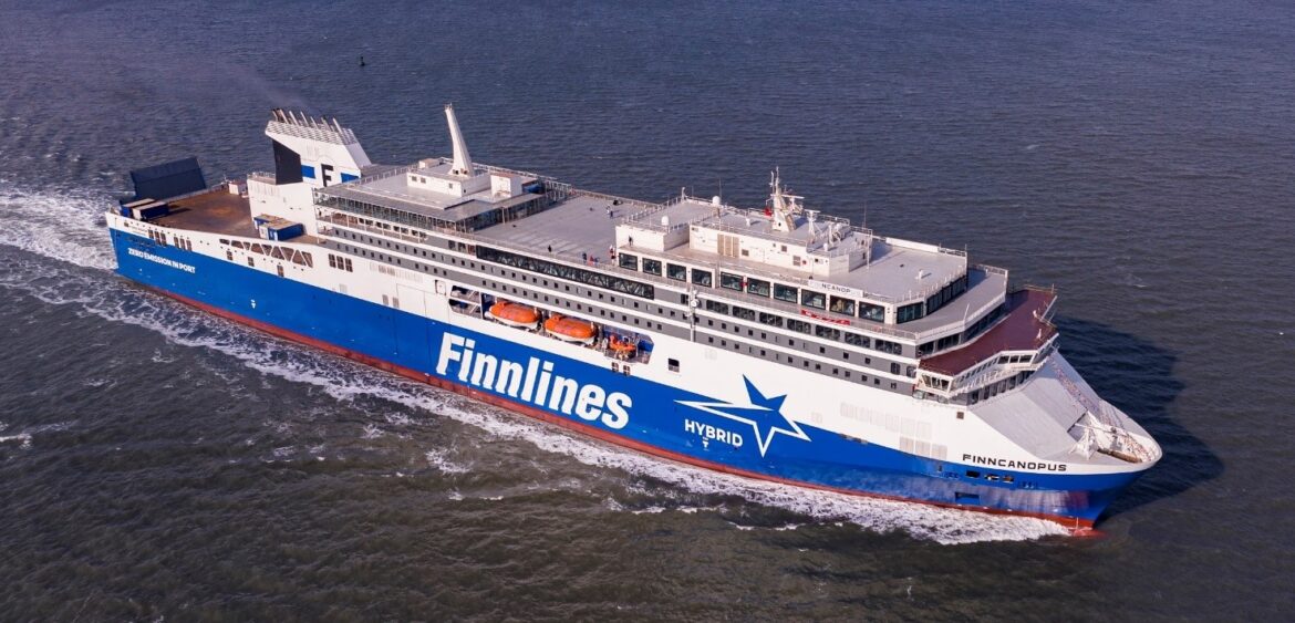 Finnlines prende in consegna il nuovo “Super” traghetto Finncanopus