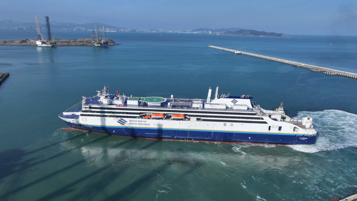 Marine Atlantic prende in consegna il nuovo traghetto passeggeri Ala’ Suinu